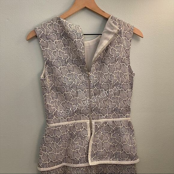 Lela Rose Gray Sheath Dress 4 - Picture 12 of 13